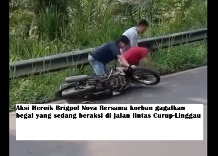 9 Fakta di Balik Aksi Heroik Brigpol Nova di Jalan Lintas Curup - Linggau, Begal Tak Ada Matinya?  