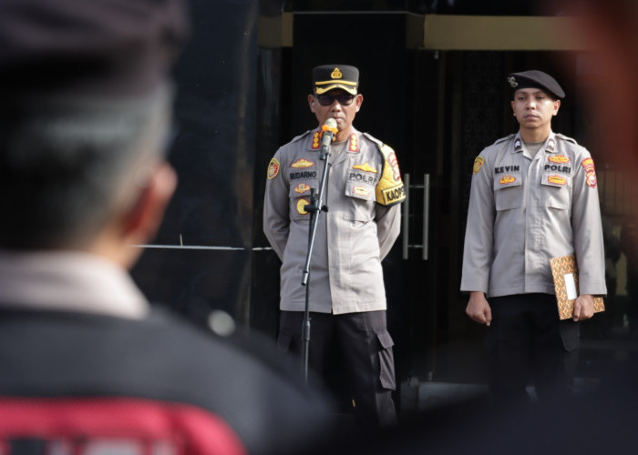 Apel Perdana Awal 2026, Kapolresta Bengkulu Tegaskan Disiplin dan Larangan Pelanggaran Personel