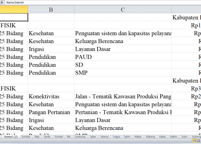 Rincian Pagu Dana DAK Fisik 2025 di Sumatera Utara: Labuhanbatu, Langkat, Mandailing Natal, dan Nias