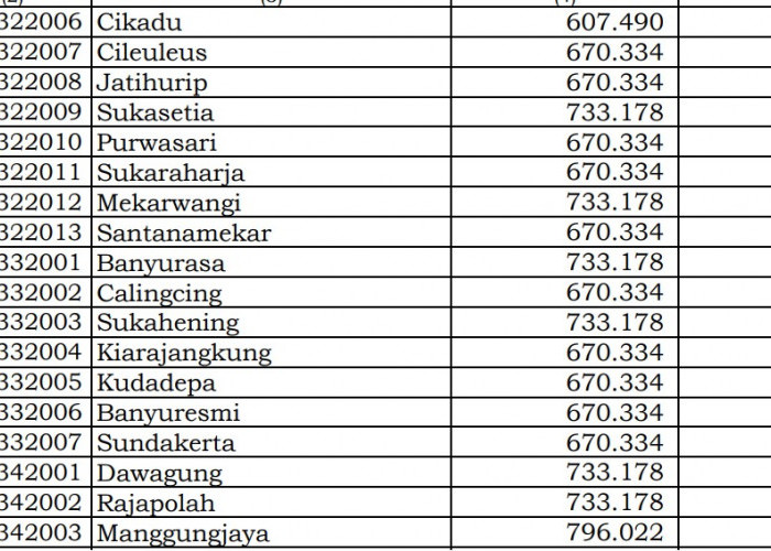 Rincian Dana Desa 2024 Tasikmalaya 3, Jawa Barat! Cek Jawabannya di Sini