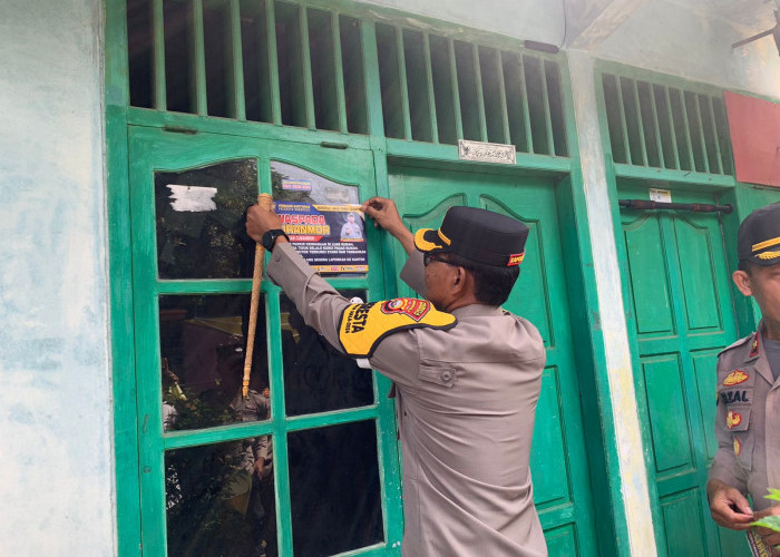 Cegah Curanmor, Kapolresta Bengkulu Launching Penempelan Stiker Himbauan Kamtibmas di Kos-Kosan