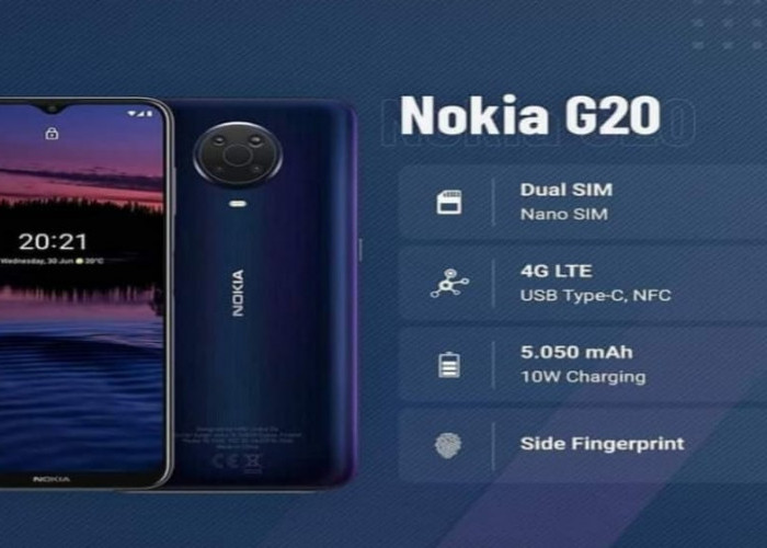Dibanderol dengan Harga di Bawah Rp2 Jutaan, Smartphone Nokia G20 Punya Baterai yang Awet hingga 3 Hari