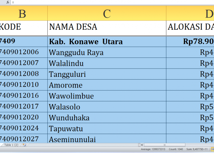 Di Sini Lengkap Rincian Dana Desa 2025 Konawe Utara Sultra Rp114,3 Miliar, Cek Desa Terbesar Penerima