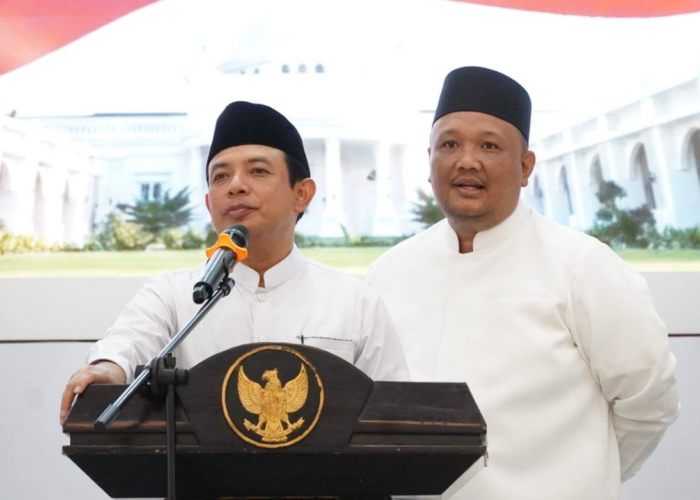 Refleksi 1 Tahun Kepemimpinan, Dedy–Ronny Buka Puasa Bersama Anak Yatim di Pendopo Merah Putih