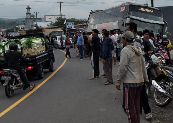 BREAKING NEWS: Lakalantas Maut di Rejang Lebong, Pengendara Motor Meninggal Dunia Terlindas Bus