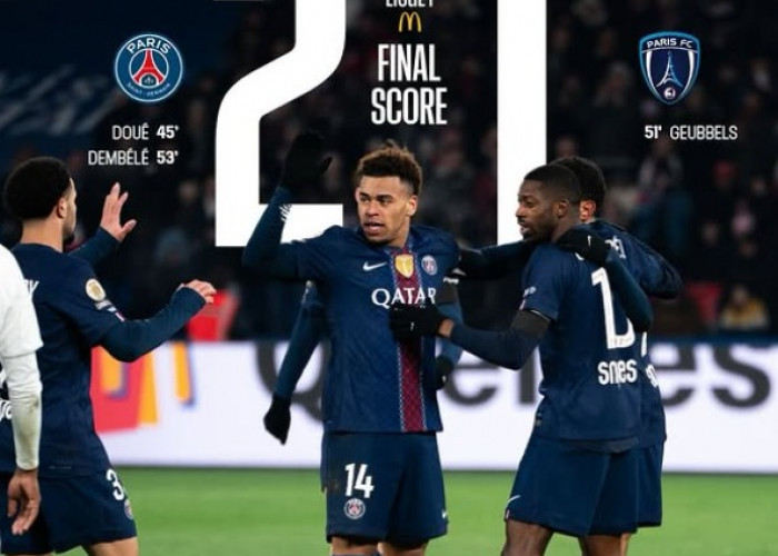 Derbi Paris Milik PSG, Menang Dramatis 2-1 atas Paris FC di Parc des Princes