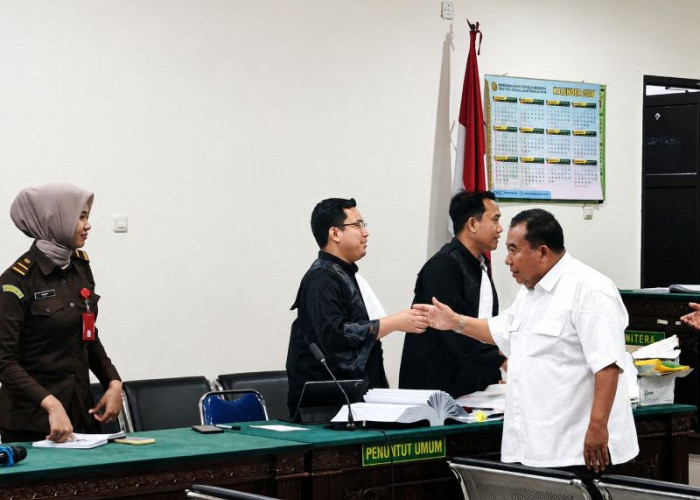 Bando Amin Bantah Perintah Kurangi Tanah GOR Kepahiang di Sidang Tipikor