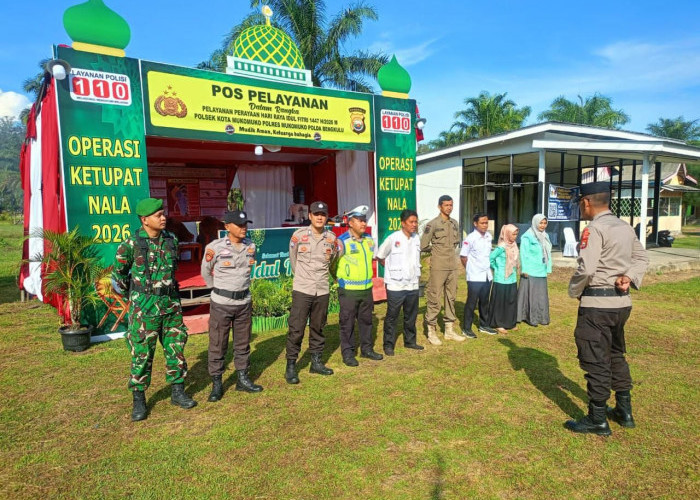 Operasi Ketupat 2026, Pos Pam dan Pos Yan Polres Mukomuko Tingkatkan Kesiapsiagaan