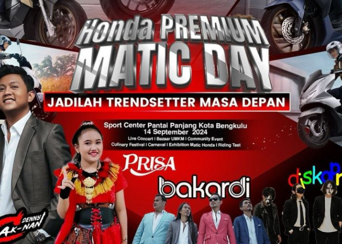 Kunjungi Honda Premium Matic Day di Pantai Panjang: Rayakan Kelas Atas Skutik Honda dengan Teknologi Canggih