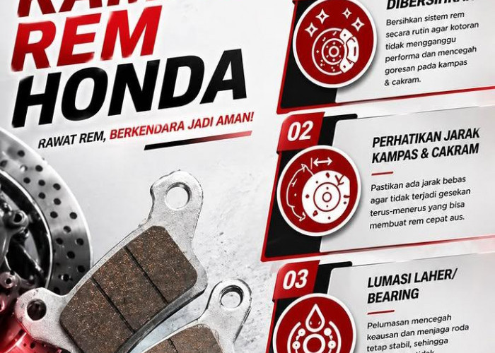 Astra Motor Bengkulu Edukasi Pengendara soal Perawatan Kampas Rem Honda