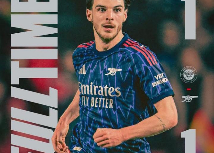 Arsenal Ditahan Brentford 1-1, Jarak dengan Man City Menipis