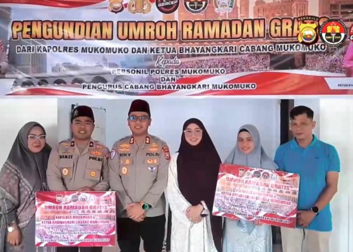 Kapolres Mukomuko Gelar Pengundian Umroh Ramadan Gratis untuk Personel dan Bhayangkari