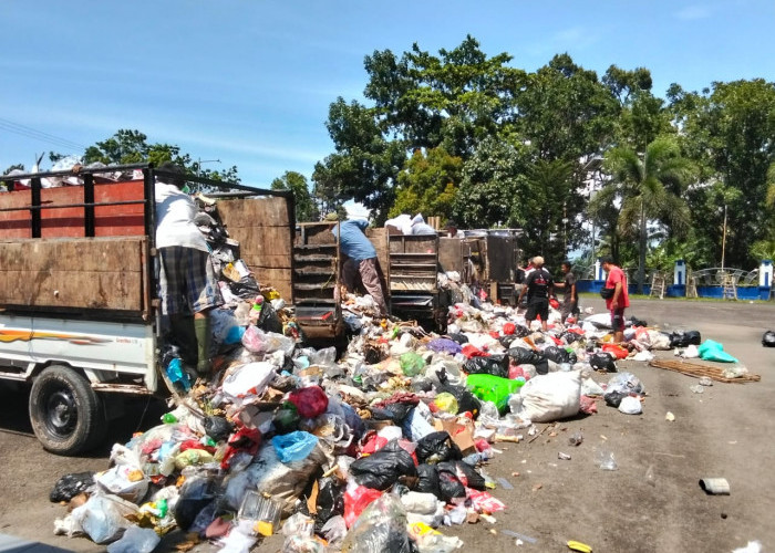 Tegakkan Aturan, Pemkot Bengkulu Tak Toleransi Aksi Pembuangan Sampah di Halaman Kantor Walikota