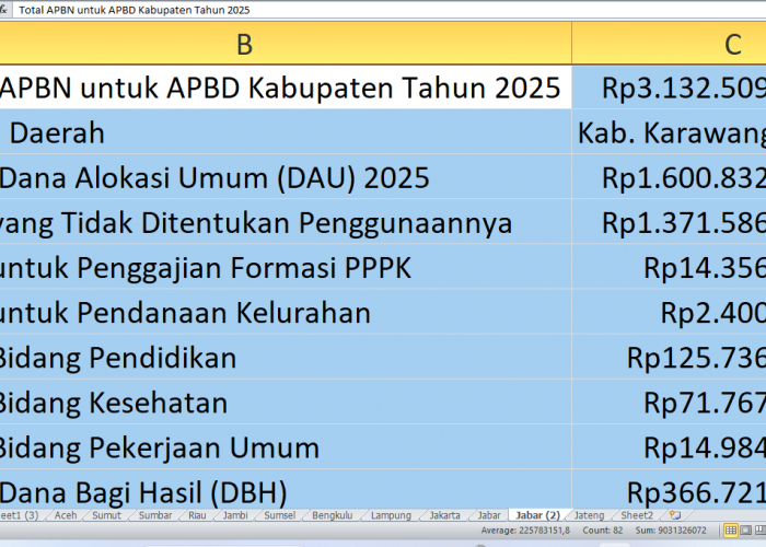 Rp3,12 Triliun dari APBN ke APBD Karawang 2025: Ini Rinciannya!