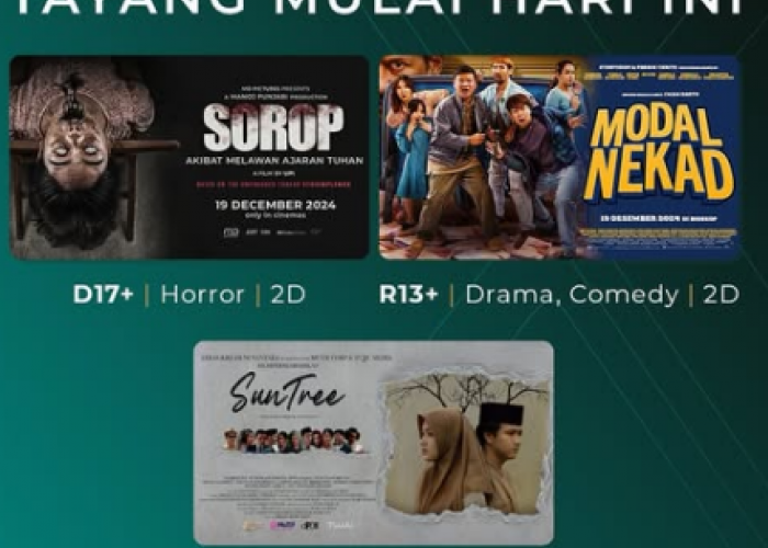 Deretan Film Seru yang Tayang di Bioskop Bengkulu untuk Liburan Akhir Tahun