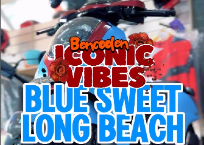 Honda Scoopy Blue Sweet Long Beach, Hadir dengan Vibes Ikonik Bengkulu
