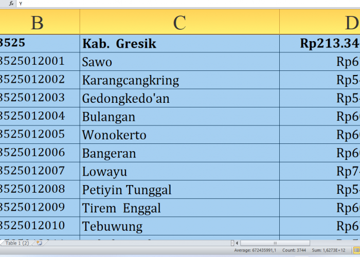 Berapa Rincian Dana Desa 2025 untuk Desa di Gresik Provinsi Jawa Timur? Rp316,4 Miliar, Ini untuk Desa A-M