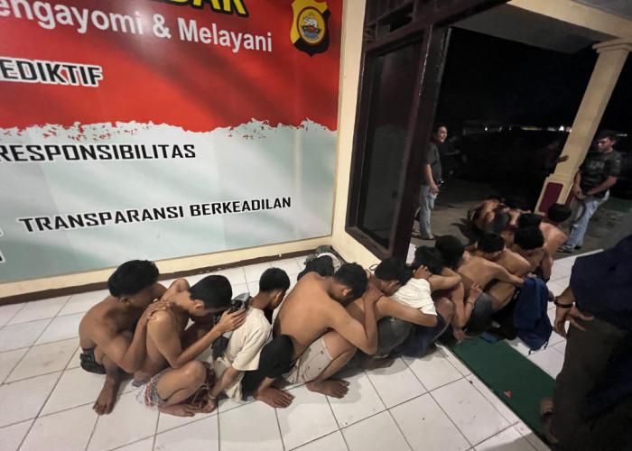 Belasan Pelaku Begal Penebar Teror di Bengkulu Dibekuk Polisi, 14 Orang Diamankan