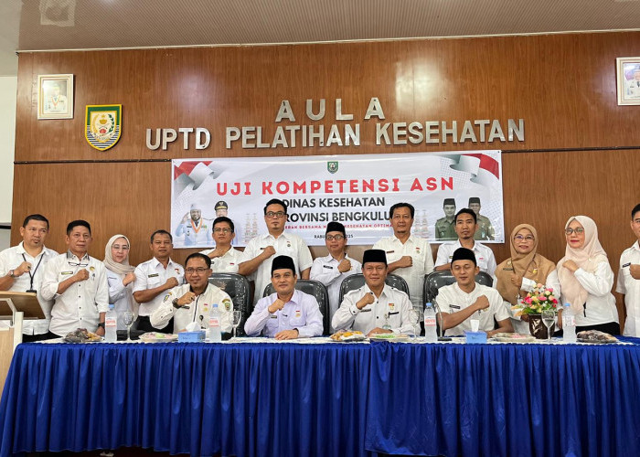 Pemprov Bengkulu Gelar Uji Kompetensi ASN di Dinas Kesehatan, 302 Peserta Ikut Serta