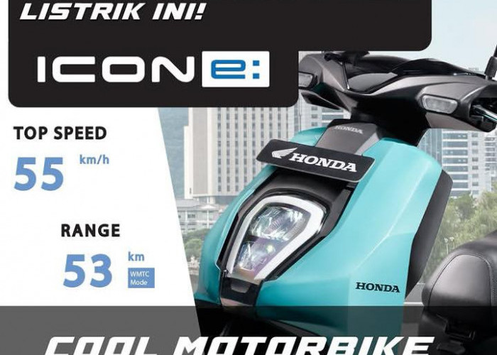 Honda ICON e: Tawarkan Sensasi Berkendara Modern dengan Top Speed 55 Km per Jam, Yuk Cobain Sekarang!