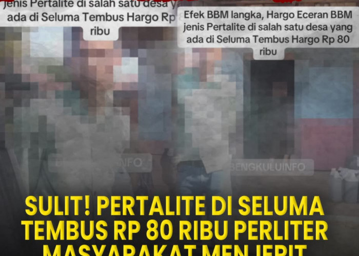 Viral! Pertalite Rp 80 Ribu per Liter di Seluma Dampak Kelangkaan BBM, Netizen Heboh  