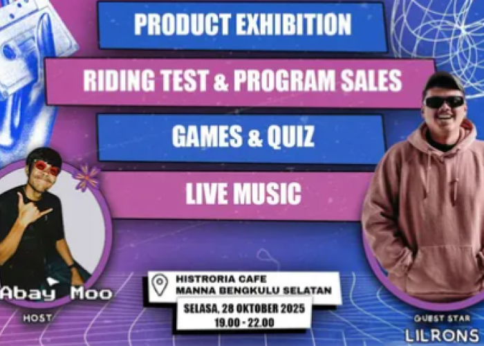 Honda Night Vibes Manna 2025: Malam Penuh Musik, Game Seru, dan Test Ride Bareng Astra Motor Bengkulu