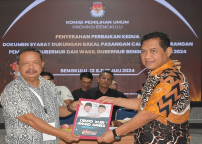 Pilgub Bengkulu 2024, KPU Provinsi Bengkulu Terima 235.619 Perbaikan Dukungan Dempo - Kanedi