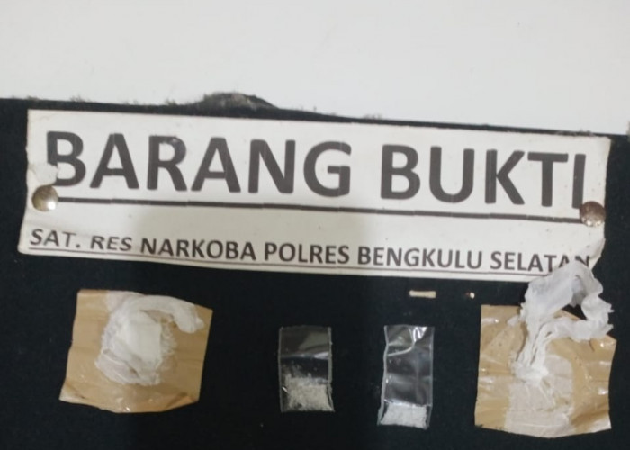 Ketahuan Simpan 2 Paket Sabu, Pria Paruh Baya di Bengkulu Selatan Diringkus Polisi