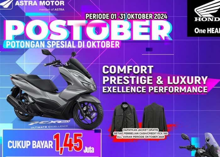 Dapatkan Kenyamanan dan Gaya dengan Promo Istimewa Honda PCX 160 dari Astra Motor Bengkulu!