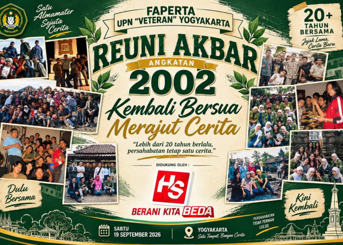 Alumni Faperta UPN “Veteran” Yogyakarta Angkatan 2002 Siap Gelar Reuni, Perkuat Silaturahmi Setelah 20 Tahun