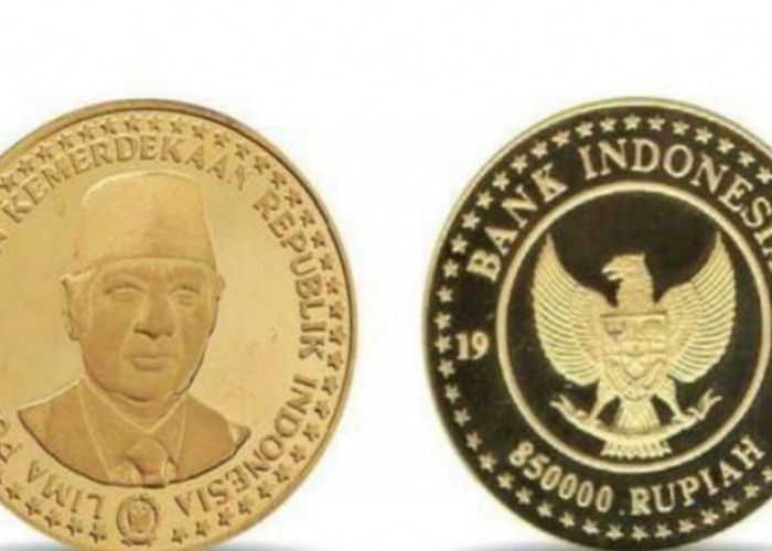 WOW! Bank Indonesia Pernah Merilis Uang Koin Termahal, Bahan Bakunya dari Emas