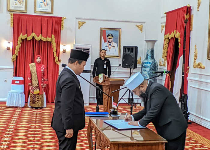 Resmi Dilantik, Herwan Antoni Jadi Sekda Definitif Provinsi Bengkulu