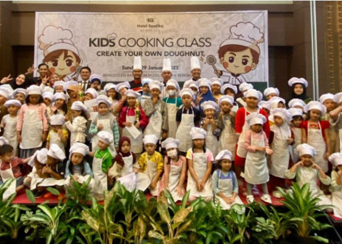 Kids Cooking Class Hotel Santika, Munculkan Bakat dan Latih Kreativitas Anak 