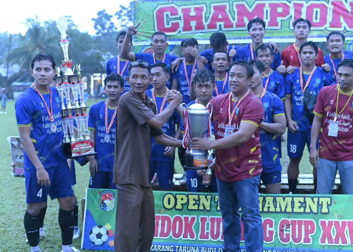 Tumbangkan DAS FC 5-0, Isopa FC Juara Open Turnamen Pondok Lunang Cup XXVII