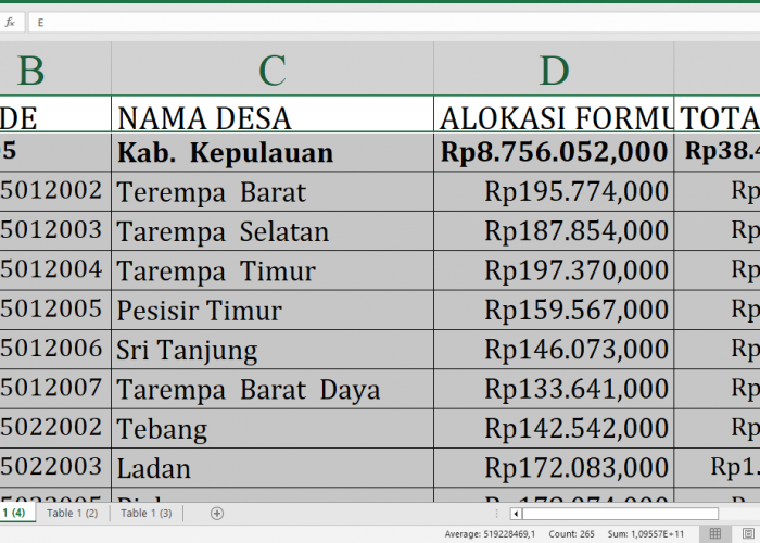 Rezeki Nomplok! Dana Desa Tahun 2025 Mengalir Deras ke Kepulauan Anambas, Simak Rinciannya!