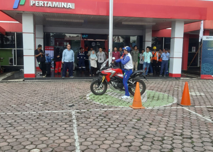 Astra Motor Bengkulu Gencar Kampanyekan Safety Riding, Datangi Pertamina Pulau Baai