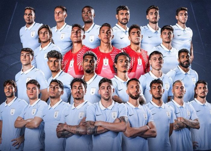 Tanpa Luis Suarez, Ini Daftar Lengkap 26 Pemain Uruguay di Piala Dunia 2026