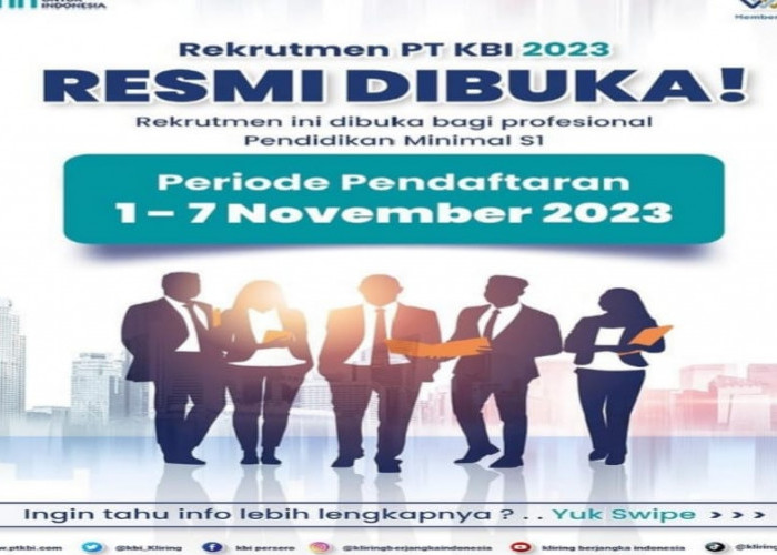 Lowongan Pekerjaan BUMN PT Kliring Berjangka Indonesia 2023, Ini Syarat yang Diperlukan