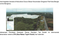 Danau Dendam Tak Sudah Disulap Jadi Destinasi Wisata Modern, Kementerian PU Gelontorkan Rp37,1 Miliar