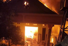 Rumah Notaris di Tanah Patah Bengkulu Terbakar, Warga Panik Lihat Api Membesar
