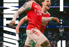 Bantai Spurs 4-1, Arsenal Menjauh 5 Poin dari Manchester City