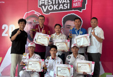 Dian Permana dan Fareldo Saputra Pratama, Juara 1 Festival Vokasi Satu Hati Regional 2025 Astra Motor Bengkulu