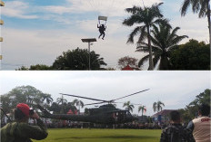Dentuman Bom dan Aksi Helikopter Gegerkan Kantor Gubernur Bengkulu, Kopassus Simulasikan Pembebasan Sandera