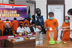 Sabu Hasil Pengungkapan Kasus Dimusnahkan, BNNP Bengkulu Tegaskan Komitmen Berantas Narkoba