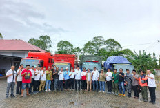 Enam Kendaraan Bantuan Kemanusiaan Mukomuko Diberangkatkan ke Wilayah Terdampak Bencana Sumatera