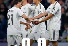 Real Madrid Tekuk Real Oviedo 2-0, Los Blancos Amankan 80 Poin di Klasemen