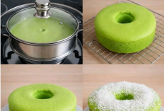 Resep Bolu Pandan Santan 2 Telur, Lembut dan Hemat Bahan
