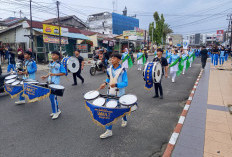 Mahoni Championship XXIII Dimulai, Pawai Drum Band SMAN 2 Bengkulu Curi Perhatian