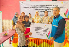 Bantuan Gizi UBP Bengkulu Komitmen Nyata Turunkan Stunting, Balita di Ujan Mas Terima Asupan Nutrisi Tambahan