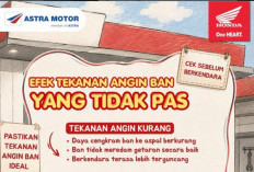 Jangan Asal Isi Angin Ban, Ini Risiko Tekanan Ban Motor Tak Sesuai